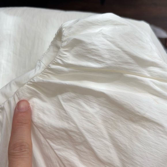 Co Gatheted Puffed Sleeve‎ Blouse Top Sz XS NWT - Picture 13 of 14